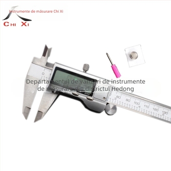 Caliper electronic digital din oțel inoxidabil; afișaj digital, patru funcții, precizie 0,01 mm