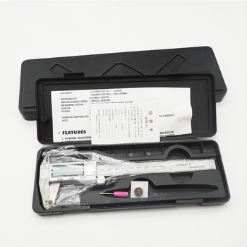 Caliper electronic digital din oțel inoxidabil; afișaj digital, patru funcții, precizie 0,01 mm