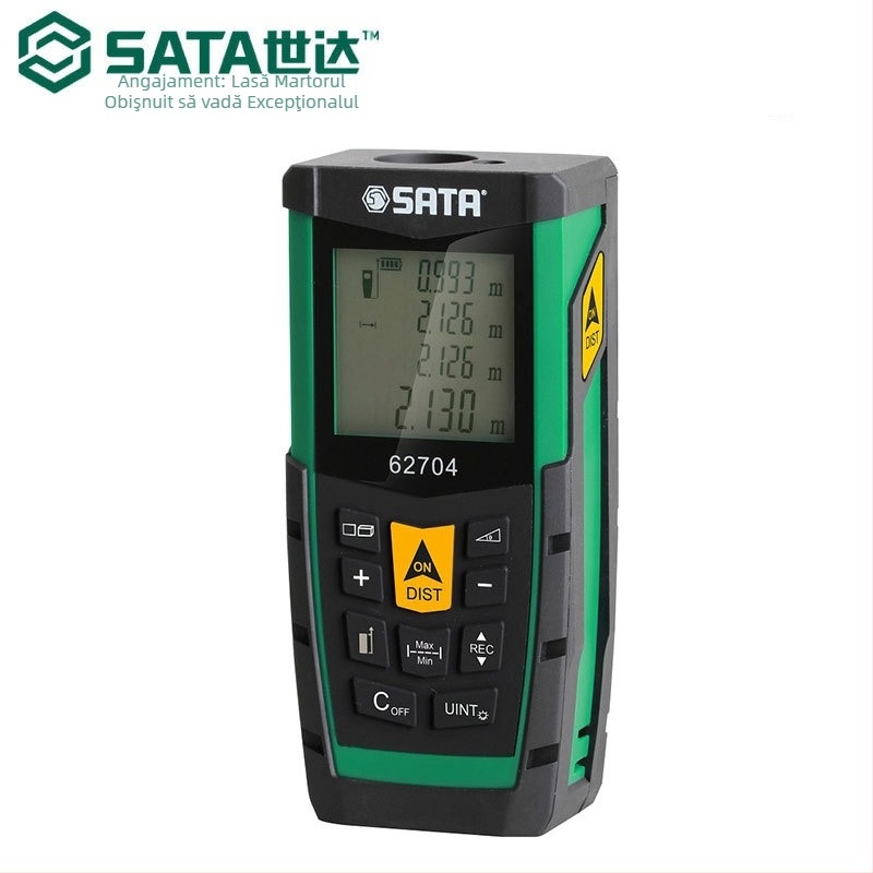 Shida distanțier cu laser portabil, rază de măsurare 60-80 m, model 62704/62705