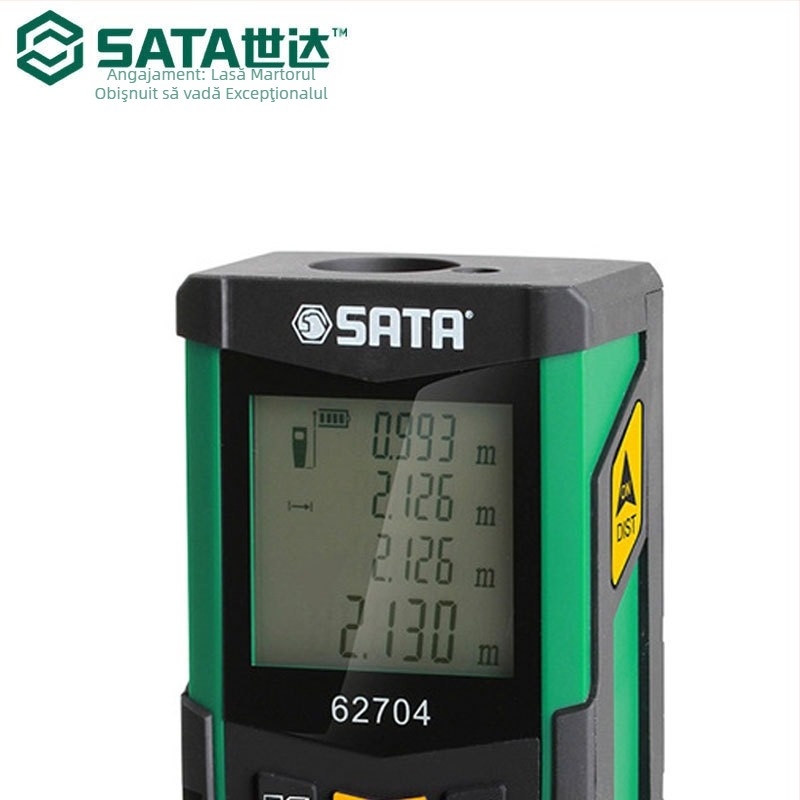 Shida distanțier cu laser portabil, rază de măsurare 60-80 m, model 62704/62705