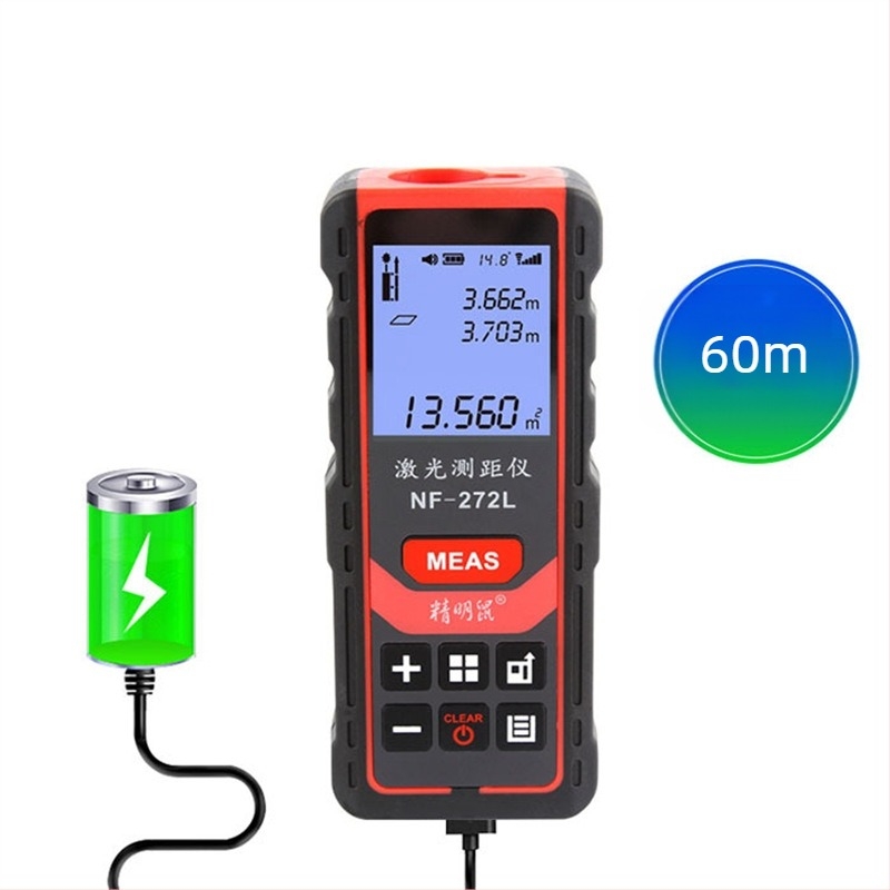 NOYAFA NF-272L măsurător cu laser portabil, măsurare infraroșu, până la 80 m