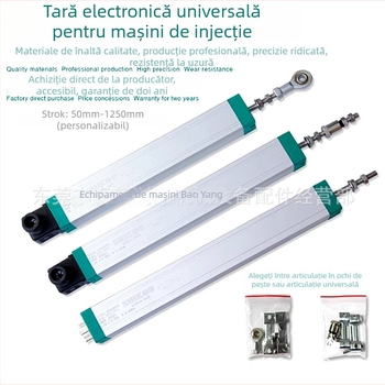 Riglă electronică pentru mașini de injecție — senzor de deplasare liniară, cu tijă de tragere, precizie înaltă, brand Accuracy