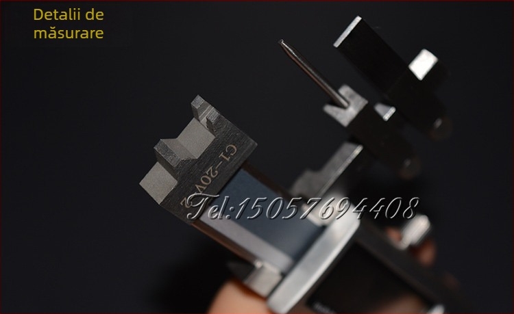 Caliper diferențial cu afișaj digital, model C1-20V-2, oțel inoxidabil, rezoluție 0,01, precizie 0,003