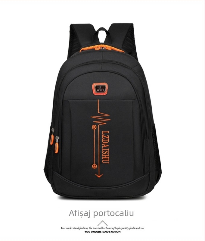 Rucsac Oxford unisex pentru afaceri, compartiment pentru laptop de 15 inchi, capacitate sub 20 L, respirabil, impermeabil, rezistent, cu curea de transport cu pernă de aer.