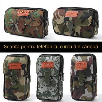 Geantă de talie pentru bărbați - canvas, impermeabilă, ultraușoară, rezistentă la uzură, pentru naveta de afaceri, iarnă 2024