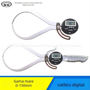 Lianyu Calibru digital cu afișaj LCD, gamă 0–150 mm, lungimea fălcii 160 mm