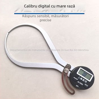 Lianyu Calibru digital cu afișaj LCD, gamă 0–150 mm, lungimea fălcii 160 mm