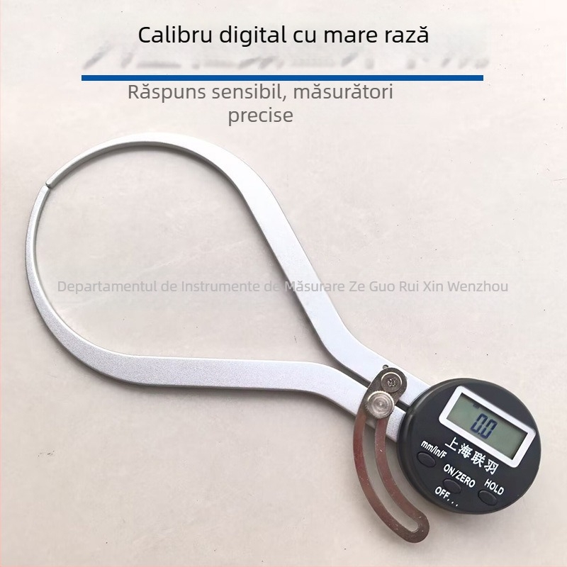 Lianyu Calibru digital cu afișaj LCD, gamă 0–150 mm, lungimea fălcii 160 mm