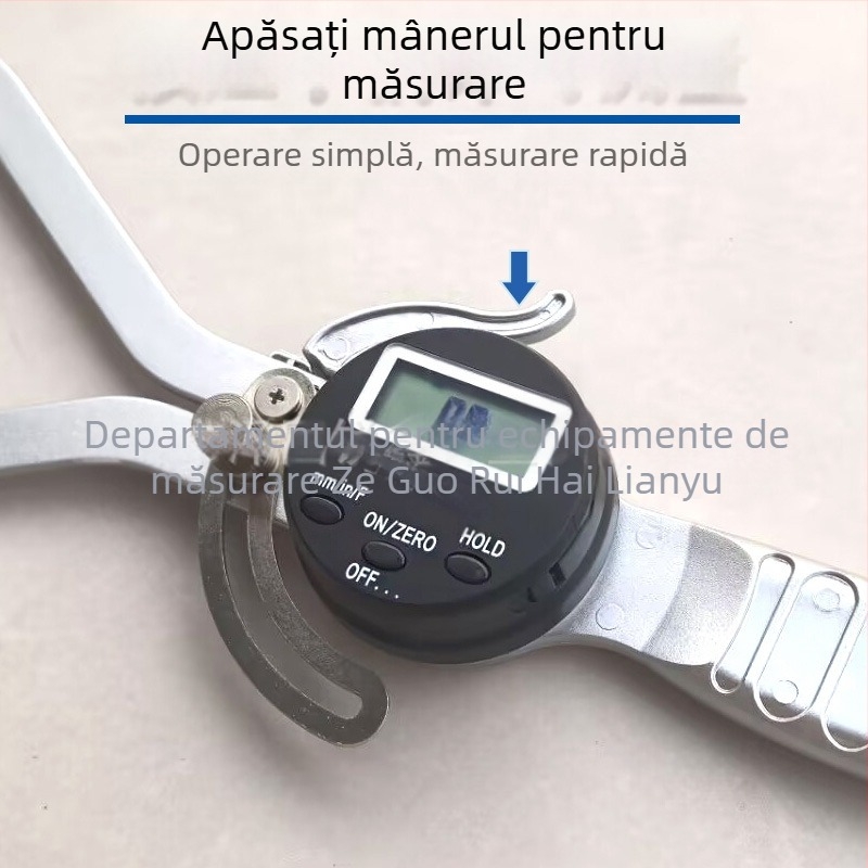 Lianyu Calibru digital cu afișaj LCD, gamă 0–150 mm, lungimea fălcii 160 mm