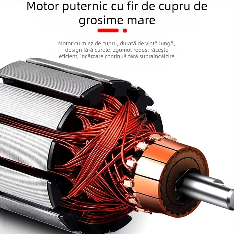 Pompă de aer portabilă pentru mașină, cilindru dublu, 12V, 120W, cablu 3 m, manometru