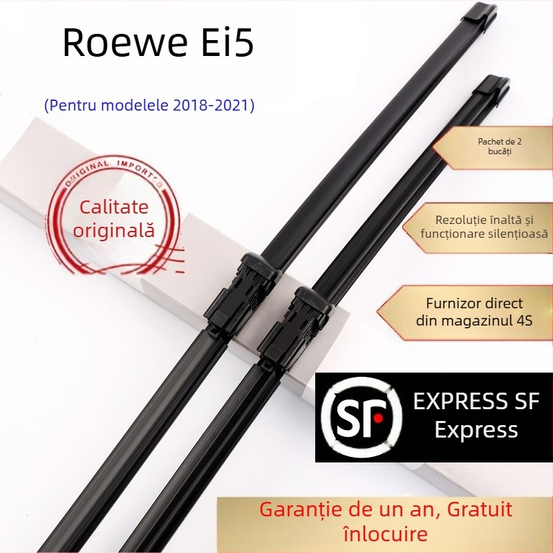 Roewe Ei5 ștergător fără cadru, pentru modelele 2018–2021, din cauciuc