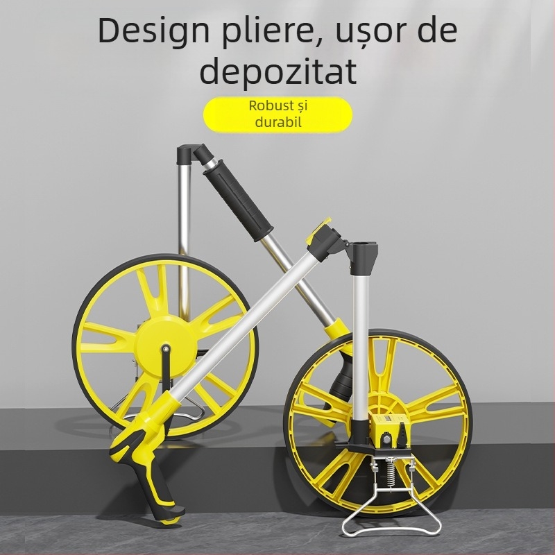 Bonte Roată de distanță portabilă – model Ranging Wheel, afișaj digital, intervalul 999999, precizie 100, pentru cartografiere în aer liber