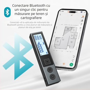 MiLESEEY Mini măsurător distanță cu laser – model M130, cod produs M120 serie
