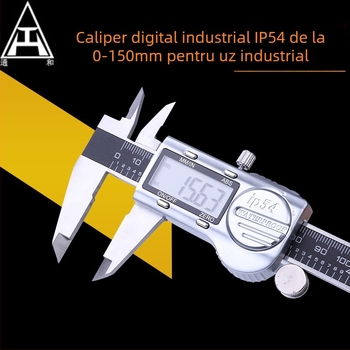 Caliper digital industrial IP54, din oțel inoxidabil, vernier electronic TH/Tong