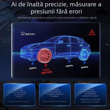 Pompa de aer wireless pentru mașină și bicicletă, 80W, carcasă ABS, cilindru unic, debit 30 L/min, cu manometru