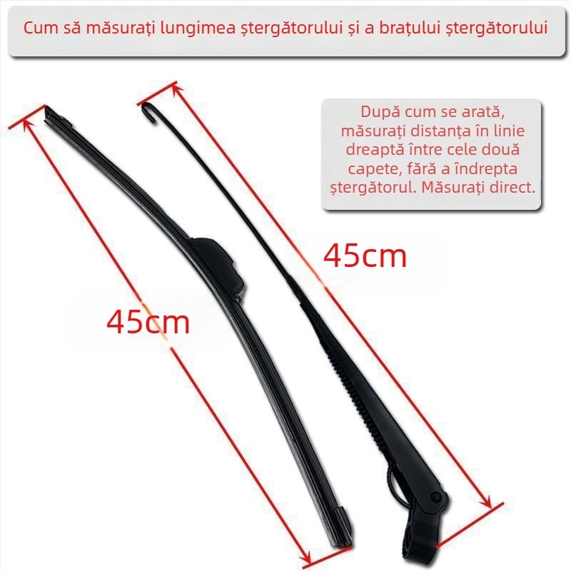 Ștergător pentru triciclu electric — unidirecțional, braț universal de ștergător