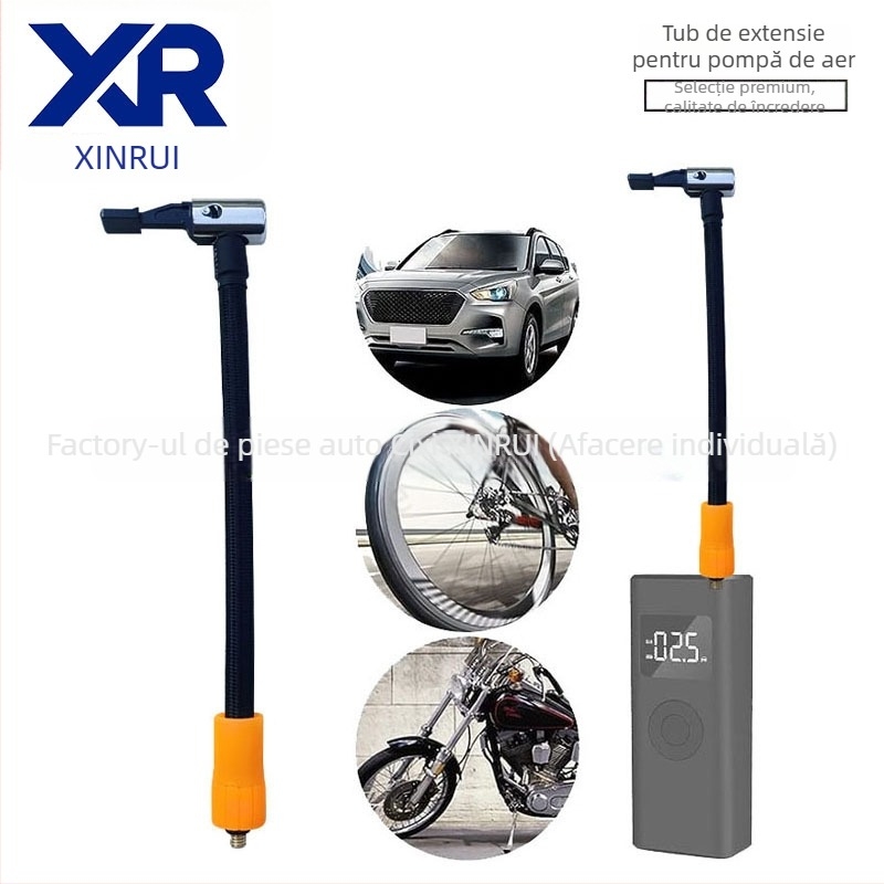 Conector furtun pompă de aer pentru mașină cu duză M6, oprire automată la umflare, debit 25 L/min, 220W, 220V