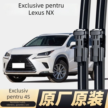 Ștergătoare parbriz Lexus NX – frameless, față și spate, bandă de cauciuc 300H, Ganuo