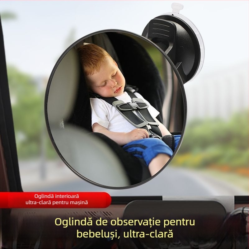 Oglindă retrovizoare pentru triciclu electric, cu ventuză – oglindă universală pentru mers înapoi, oglindă interioară pentru machiaj. Brand: Alte; Piața principală: Alte; Brand privat: Nu
