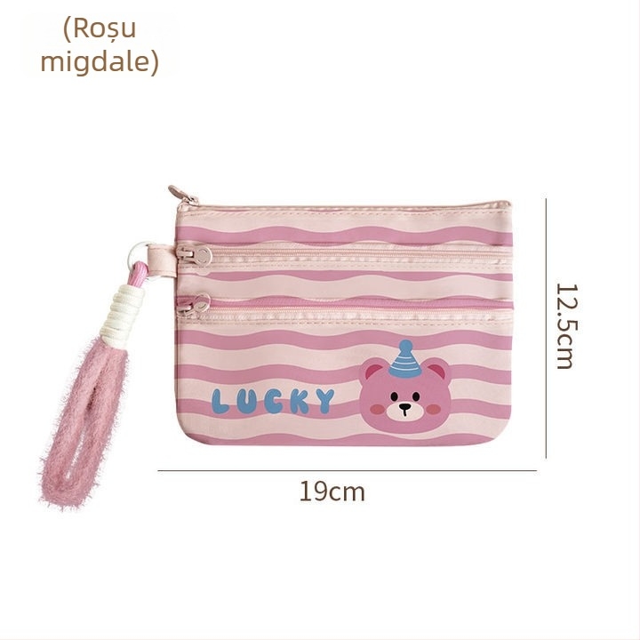 Port-pașaport și documente – Model cu animale, Design infantil, Multifuncțional, Material Oxford
