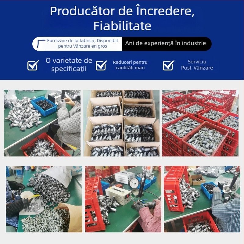 Modul pompă aer auto cu cilindru unic – metal+plastic, 100 W, debit 25 L/min, funcționare >20 min