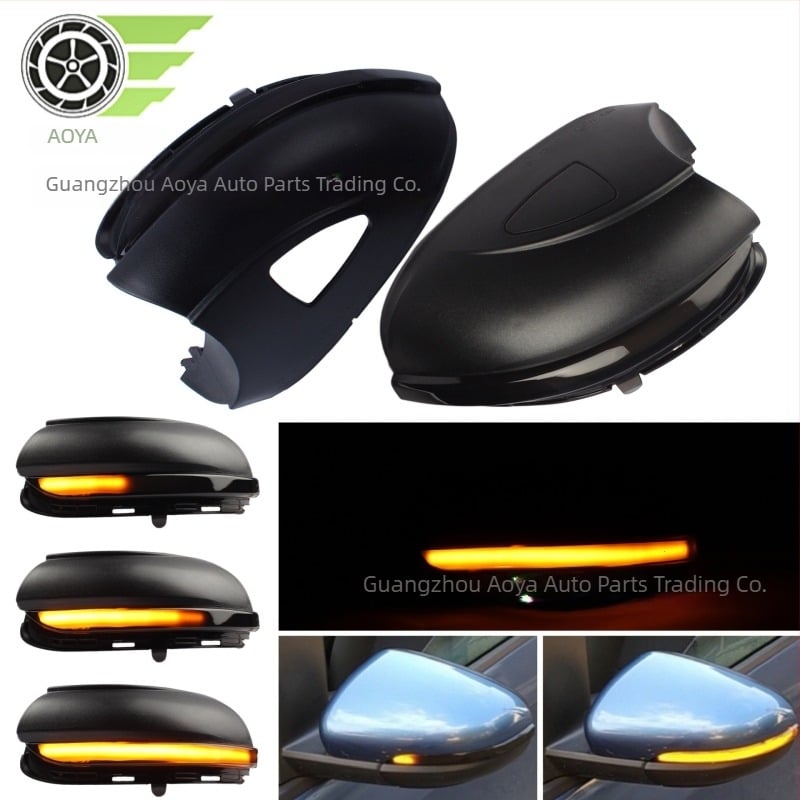 Oglindă retrovizoare cu semnal LED pentru VW Golf 6 MK6/GTI/R20 Touran – LED 3W, 12V, 3500K, durată de viață 3 ani
