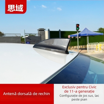 Antena auto pentru radio cu acoperire decor Shark Fin pentru Civic 2022, a 11-a generație – Tip: antenă pentru radio auto; Montaj: adeziv; Compatibilitate: Civic 2022; Brand: Living in the Car