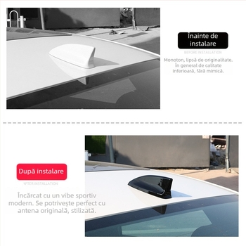 Antena auto pentru radio cu acoperire decor Shark Fin pentru Civic 2022, a 11-a generație – Tip: antenă pentru radio auto; Montaj: adeziv; Compatibilitate: Civic 2022; Brand: Living in the Car