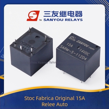 Relé SARM-S cu bobină dublă 5V/12V, SPDT, 15A, 14VDC, 5 pini