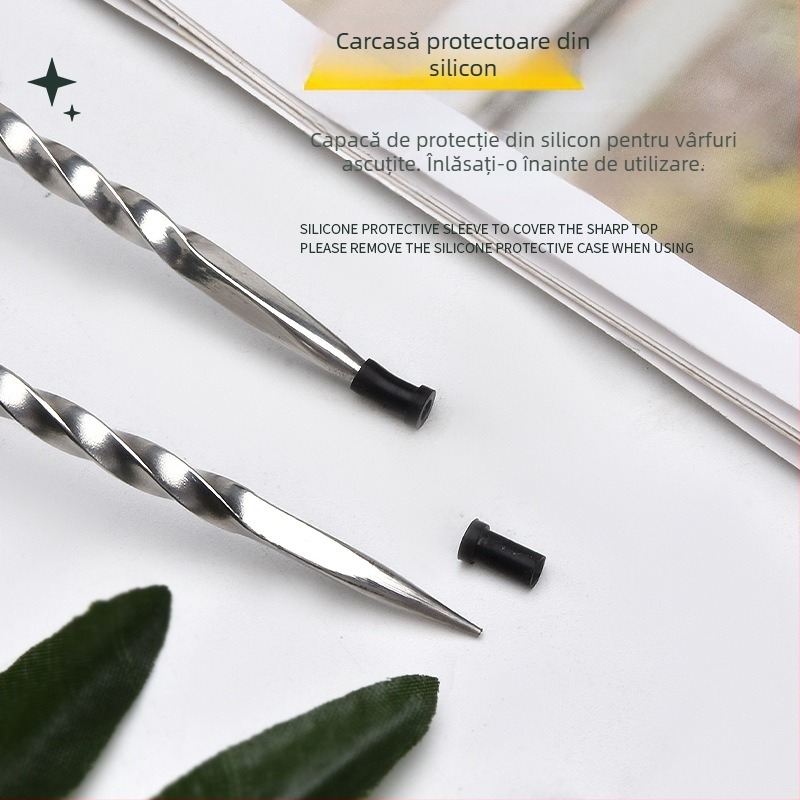 Inserator de chitanțe desktop — din oțel inoxidabil, pentru casa de marcat și bar