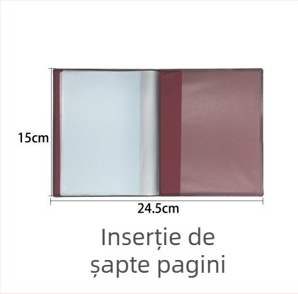 Copertă pentru carnetul de înregistrare a gospodăriei, husă transparent PVC, Unisex, Iarna 2025, Stil urban