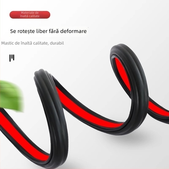 Bandă de etanșare pentru ușile auto, silicon, dublu strat pentru montantul B, capotă față și portbagaj, model GS380