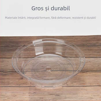 Capac PC pentru alimentație – rotund și oval, transparent, rezistent la căderi, echipament bufet; Material: PC plastic; Brand: Qianghong; Logo tipărit
