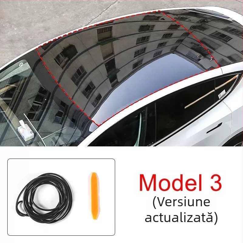 Baichuan Auto Parts — Bandă etanșare pentru acoperiș Tesla Model 3/Y, din cauciuc