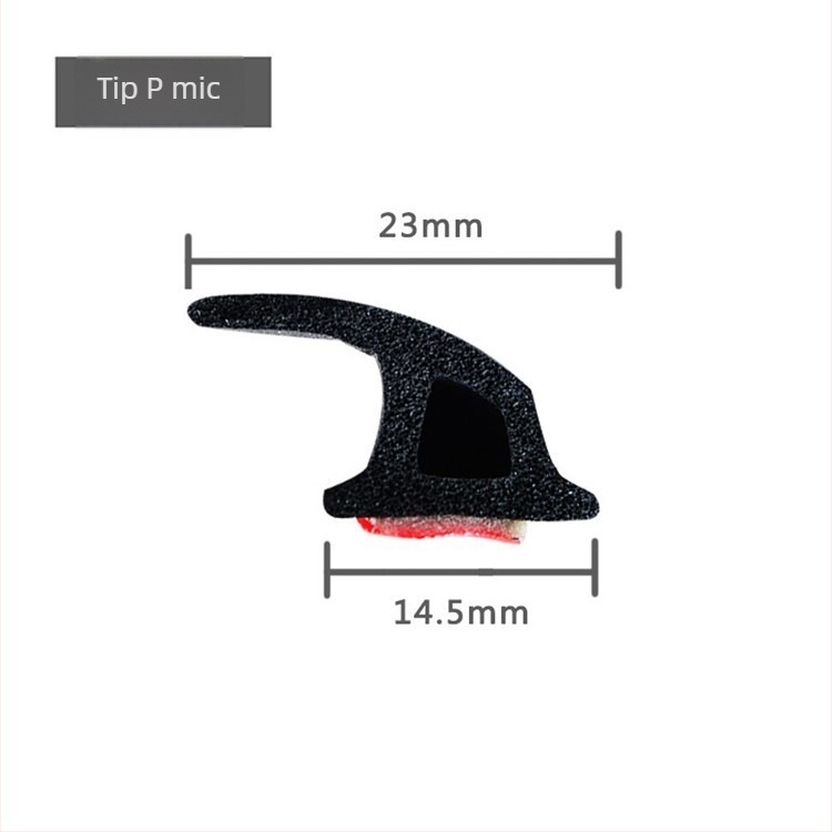 Bandă de etanșare pentru ușă auto cu canal impermeabil, model XC-6009, material cauciuc, grosime 8.5 mm, potrivită pentru uși, compatibilitate generală