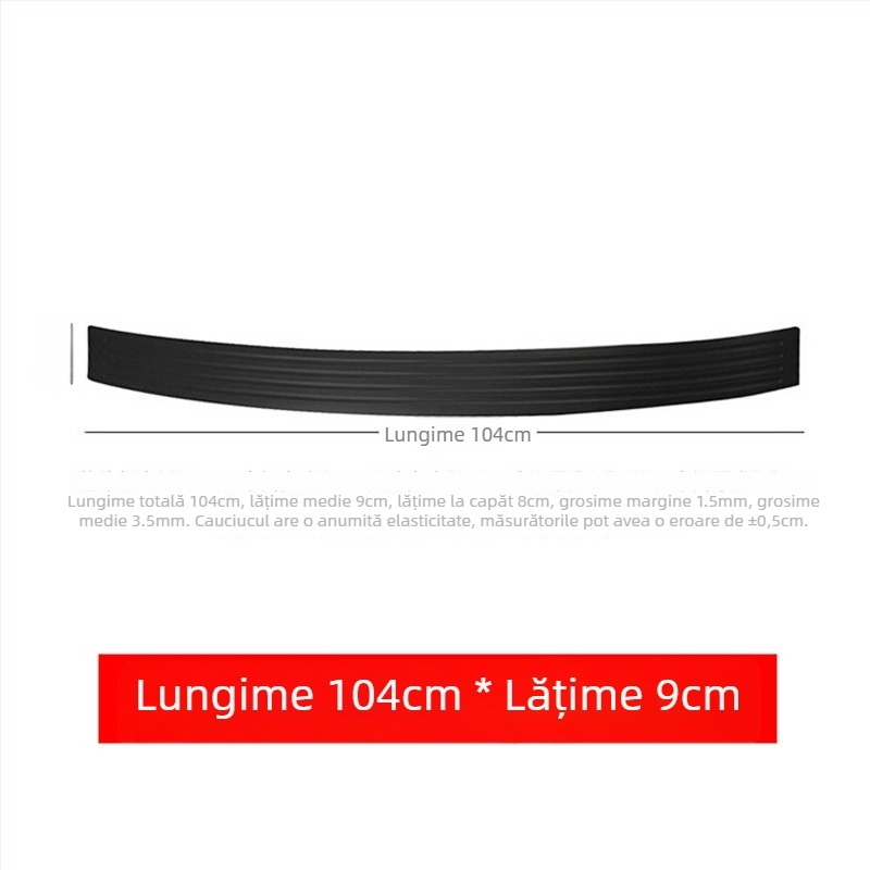 Protecție a pragului portbagajului - bandă adezivă, model Protective Sticks, compatibil cu modelul general, personalizare disponibilă