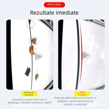 Bandă etanșare din cauciuc pentru partea superioară a portbagajului, universală