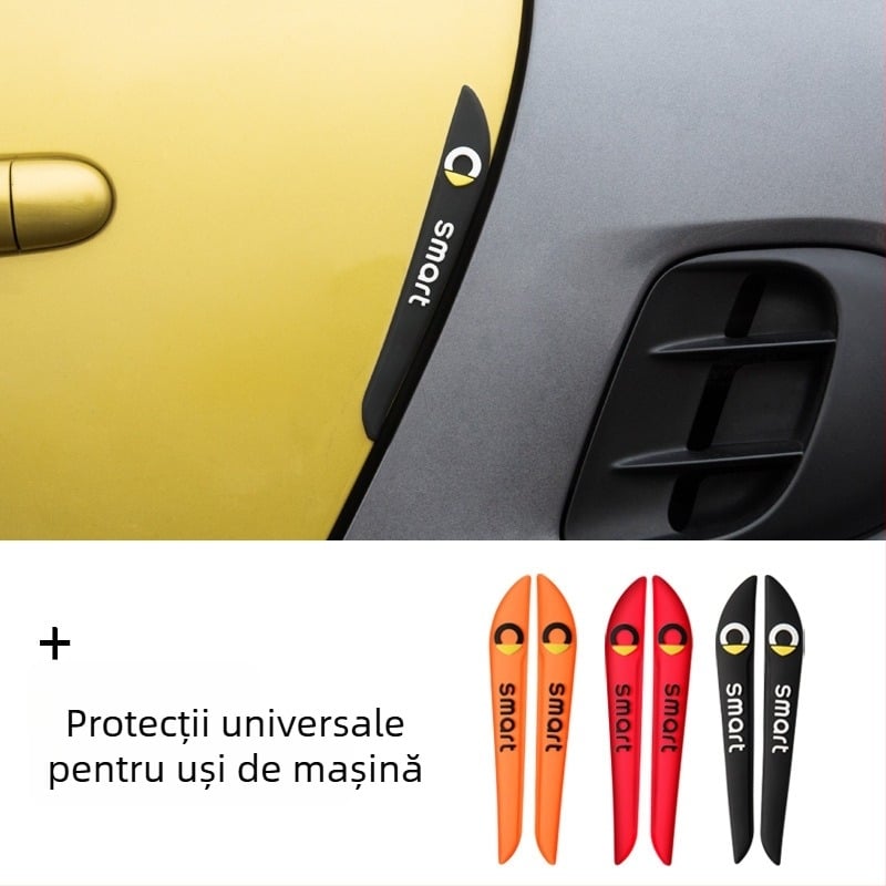 Kingsmith bandă siliconică anti-coliziune pentru uși Mercedes-Benz Smart – protecție margine ușă și reparare zgârieturi