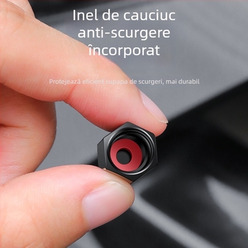 Capac de valvă pentru cauciuc din aluminiu Shadow, cu filet britanic