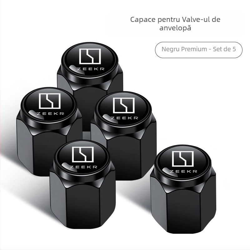 Capac de valvă pentru cauciuc din aluminiu Shadow, cu filet britanic