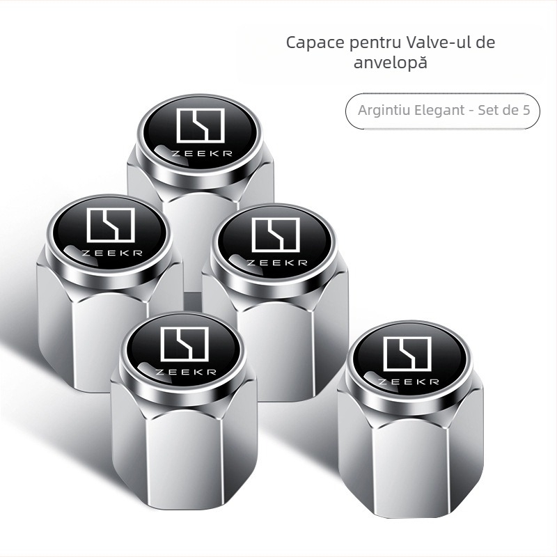 Capac de valvă pentru cauciuc din aluminiu Shadow, cu filet britanic