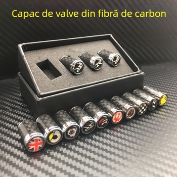 Capac de valve tubeless pentru anvelope auto, cupru, filetare prin înșurubare, cavitate standard a miezului, cu logo-ul mașinii, KMS, personalizare disponibilă