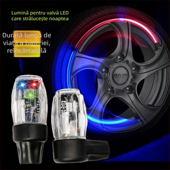 Lampă de valve a pneurilor – cauciuc, tip răsucire, Cruise Dragon, universală pentru mașini, motociclete, biciclete și vehicule electrice