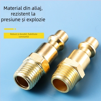 Cuplă de umflat tubeless cu filet intern, din aluminiu, tip apăsare, compatibil universal