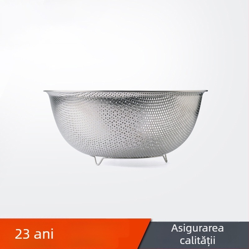 Set de scurgere din oțel inoxidabil 304 pentru bucătărie, cu coș pentru legume și fructe