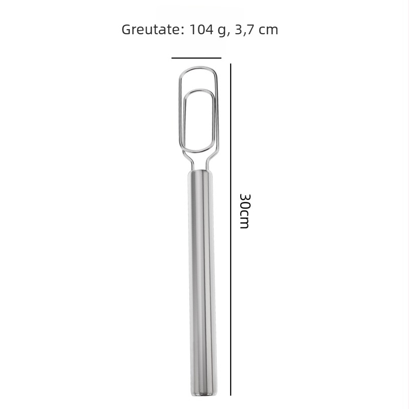 Mixer de aluat din oțel inoxidabil 430 – manual, cu mâner pentru coacere acasă și fermentația aluatului