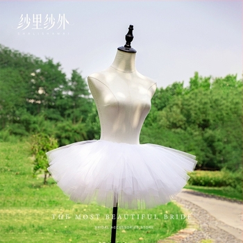 Fustă Lolita fără oase, cu patru straturi din plasă, pufoasă