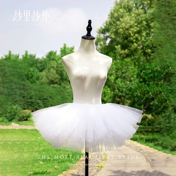 Fustă Lolita fără oase, cu patru straturi din plasă, pufoasă