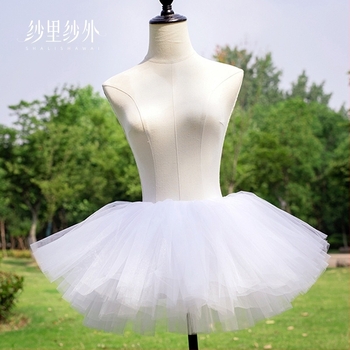 Fustă Lolita fără oase, cu patru straturi din plasă, pufoasă