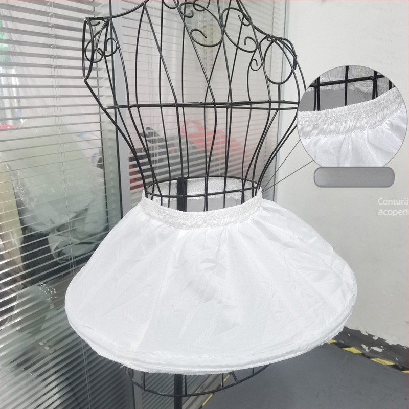 Rochie de prințesă pentru copii, fustă scurtă pufoasă, căptușeală interioară reglabilă